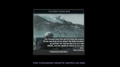 IMO the ending of the Great Asian War first superevent music was underwhelming, so I amped up the epicness (headphone HIGHLY recommended)