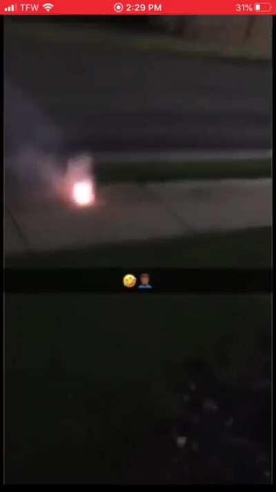 “Man you gon have to run bruh” “why?”