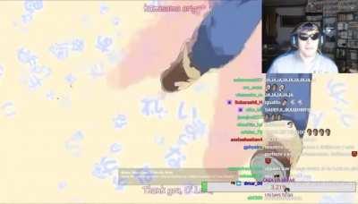 Miren como lo goza cantando Monogatari