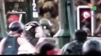 Declaraciones del teniente Rodrigo Soto sobre incidente en puente Pio Nono