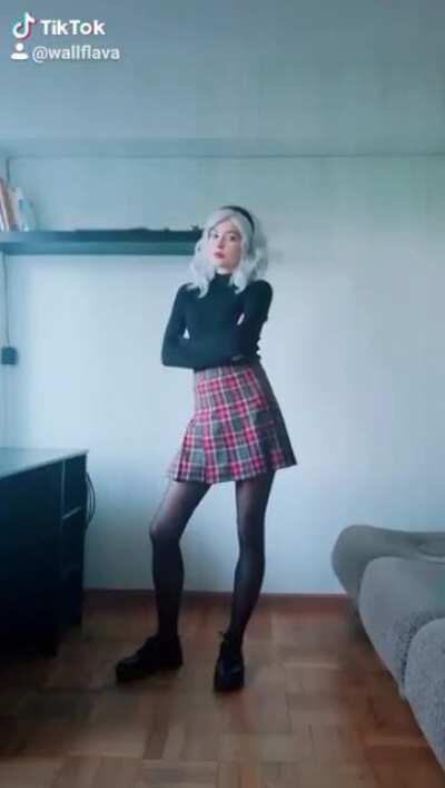 My everyday style is similar to Sabrina's. I made a tic tok to show it🖤❤️🖤