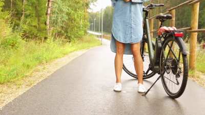 Flashing Naked Body Near The Road