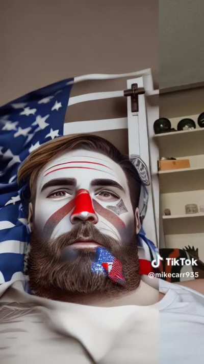 Another Trumper puts on their Civil War paint 