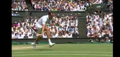 Enhanced view of the double bounce from BBC coverage 