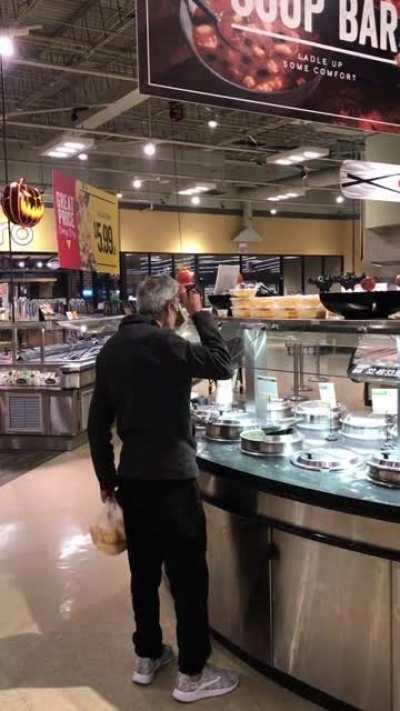 Something to think about the next time you eat at the salad bar