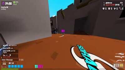 Was messing around with my mate and teaching him stuff and i hit this trickshot on him