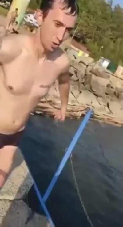To Jump into a Lake