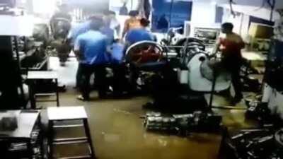 Always Shutdown Machines Before Cleaning......