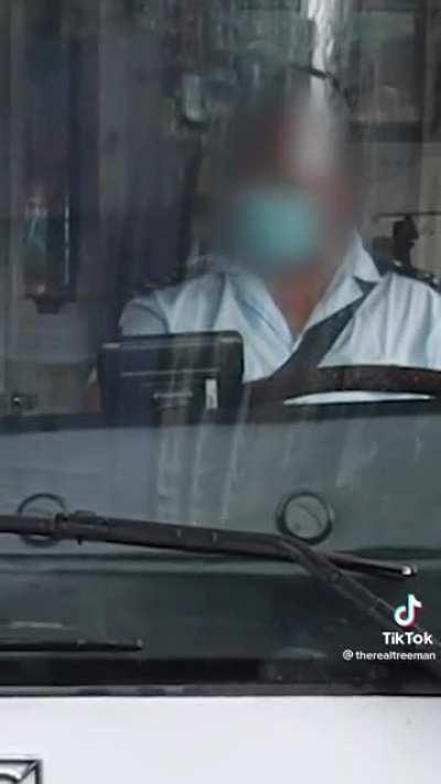 Rainy day drivers finally start to respect pedestrian... because of the implication