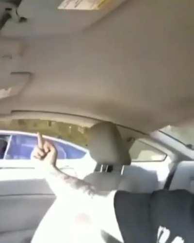 That was a serious tire squeak