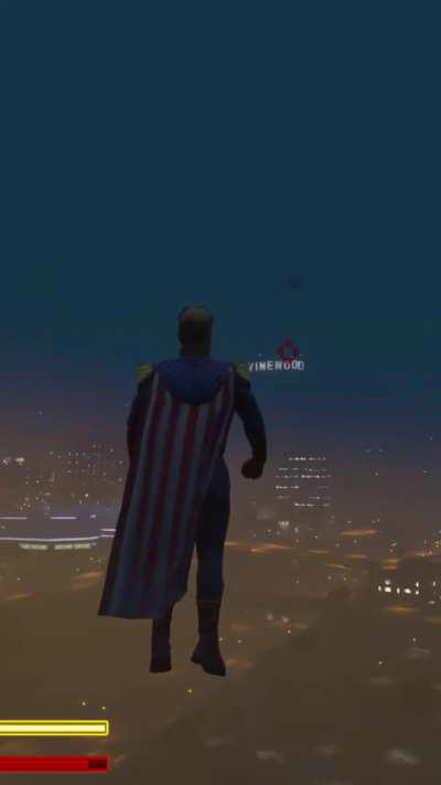 Playing as Homelander in GTA V