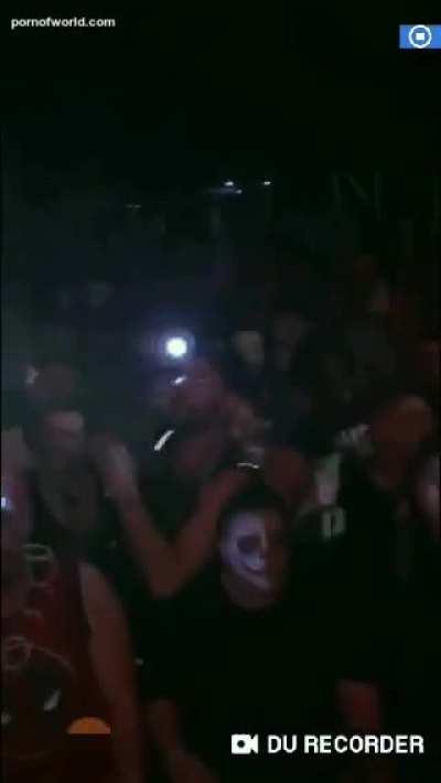 amazed by her not having stage fright