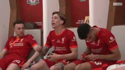 Handshake gone wrong at LFC FA cup celebrations