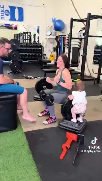 She used all her knowledge as a physical therapist.