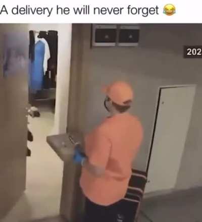 A delivery dude will never forget😅