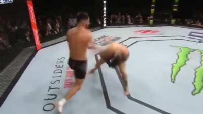 Cody Garbrandt styling on Dominick Cruz.