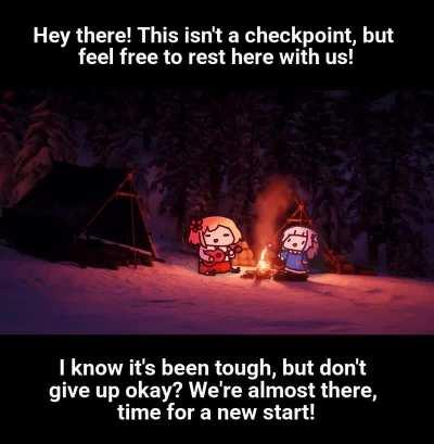 Nothing wrong with taking a rest, as long as you never give up!