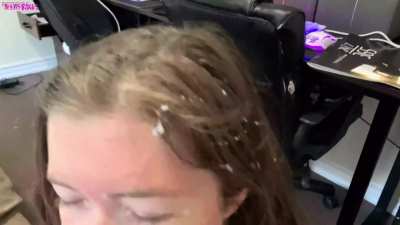 guy sprayed me everywhere