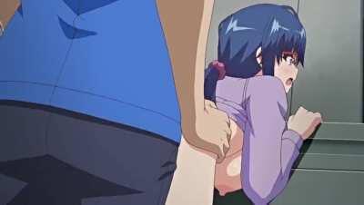 Bend over [Haitoku no Kyoukai]