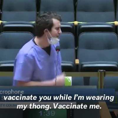 See, now if Fauci would have put on a show like this for us, I just might have gotten vaccinated