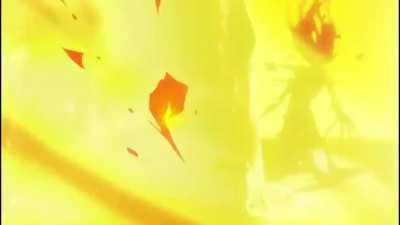 Mustang Incinerating the stereotype that anime flames are useless...