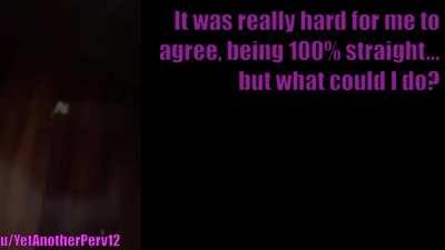 It's not gay if I had to pay him back... right?!