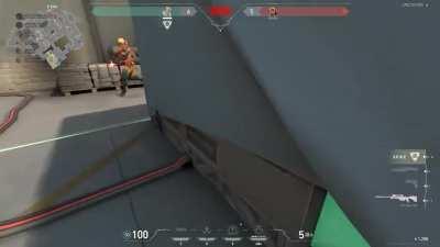 New to Val, hit this shot and my friends went crazy