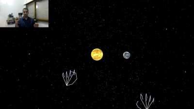 Using TensorFlow.js AI hand recognition to control Three.js objects