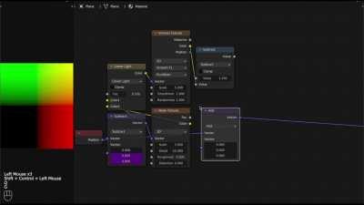 Simple flame effect with 11 nodes in 50 seconds (shader nodes)
