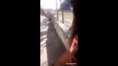 Potential for a drive-by cocksucking