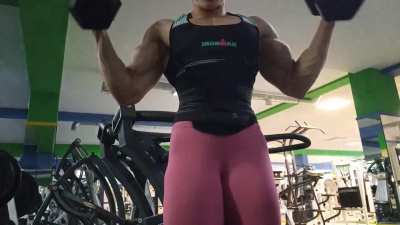 What do you notice about my muscular body?