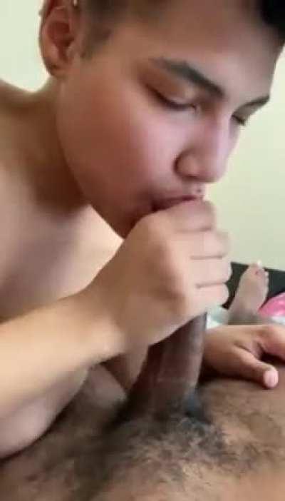 She knows what to do to keep her man happy