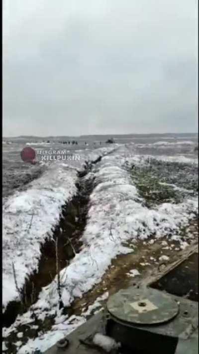 ua pov Soldiers of Ukrainian Forces on the move in Donbas, YPR and BMP-3 vehicles shown