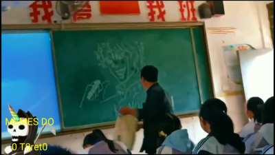 Pensou q iria ter aula, mas...