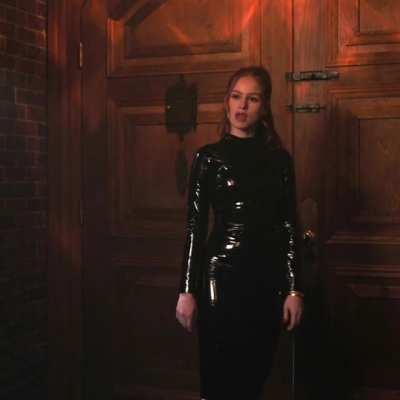 Madelaine Petsch in latex...that's it.