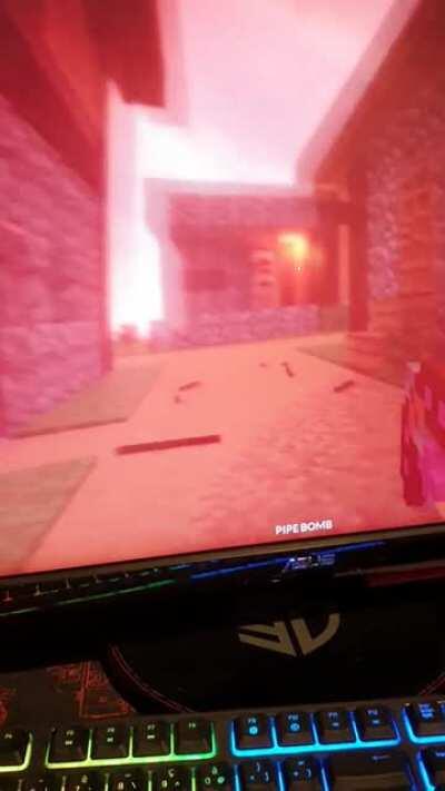 Totally normal minecraft video go away