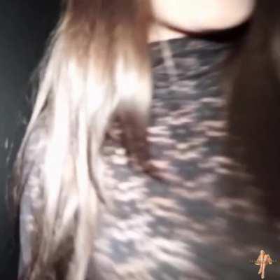 Little Caprice Swallows a Fan's Cum After Blowjob