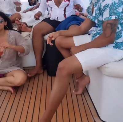 Anupriya Kapur's barely protected breasts and visible panties