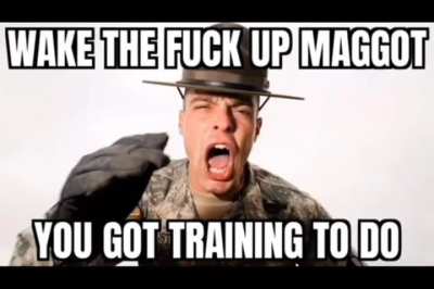 Yes Drill Sargent Sir!