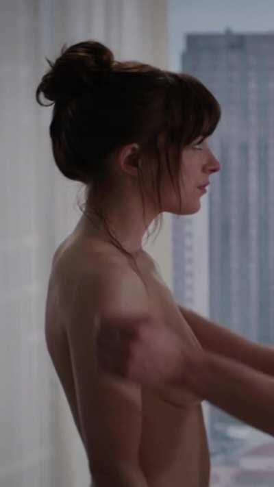 Dakota Johnson TOPLESS in 'Fifty Shades of Grey' (2015)