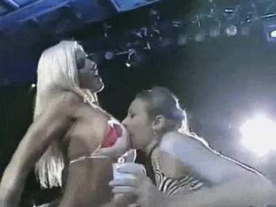 Some classic diva action from Torrie Wilson and Stacy Keibler
