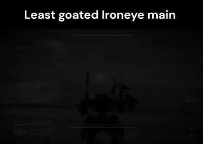 Shoutout to all my Ironeye mains out there