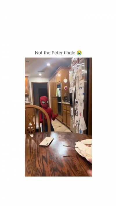 Right in the web shooter