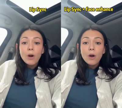 LatentSync Lip Sync With Face Enhance