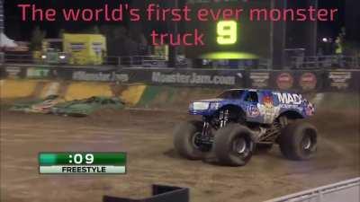 Just the monster truck front flip!