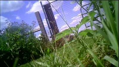 Video footage of two homeowners in Indiana getting in a shootout | The man on the lawnmower, Jeffrey Weigle, was shot 4 times in the chest by firefighter Dean Keller. Weigle survived and was later sentenced to prison as he pulled his gun first and initiat