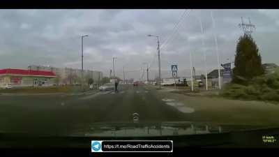 Don't run on the crosswalk