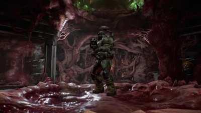 The DOOM Slayer is such a chad he can just avoid getting gibbed by just A-posing. Fucking legend.