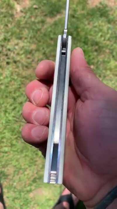 Tanto Tuesday. Modded Rep with Hammer scales, ti Fox Fire spacers and toxic liners.