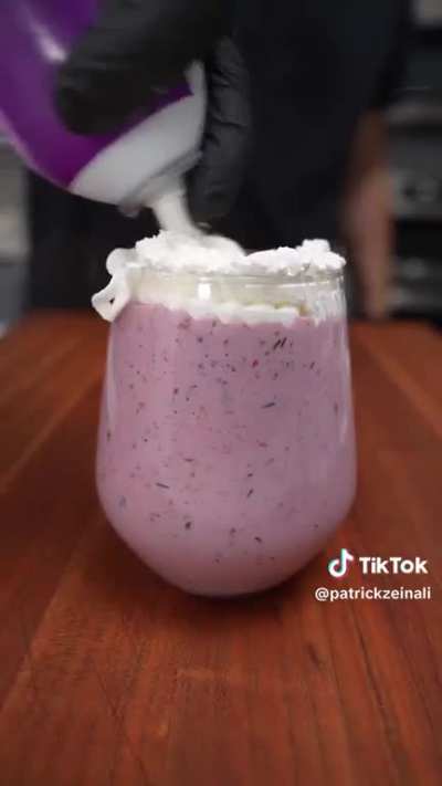 today we gonna make the grimace shake that doesnt hurt you